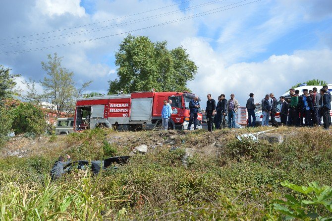 Niksar’da İki Otomobil Çarpıştı: 4 Yaralı