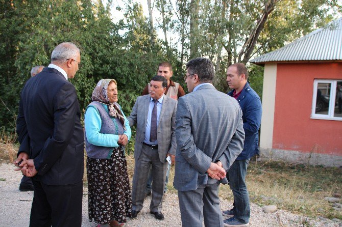 Kaymakam Çetin’den Engelli Kadına Ziyaret