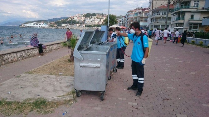 Kurban Kesim Yerleri İlaçlanıyor