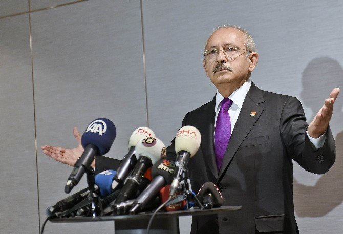 Chp Genel Başkanı Kemal Kılıçdaroğlu: 