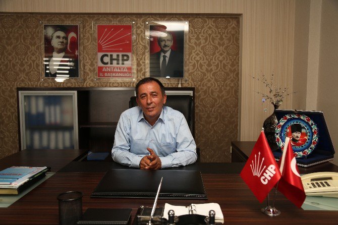 Chp Antalya İl Başkanlığına Mustafa Erdem Getirildi