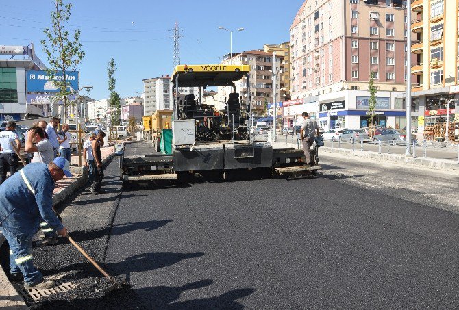 Şehit Astsubay Ömer Halisdemir Bulvarı Asfaltlanıyor