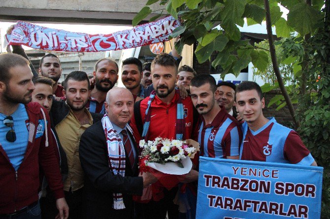 Trabzonspor’a Karabük’te Coşkulu Karşılama