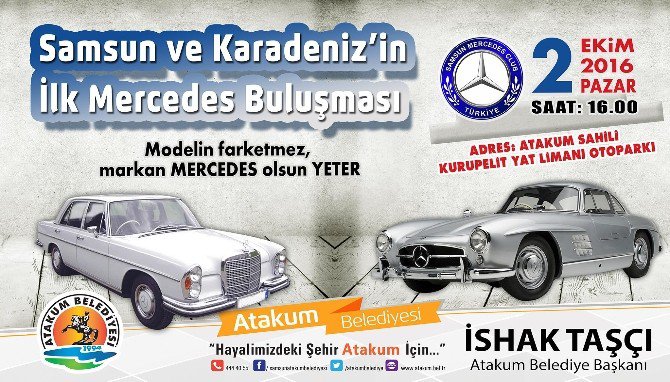 Mercedes’ler Atakum’da Buluşuyor