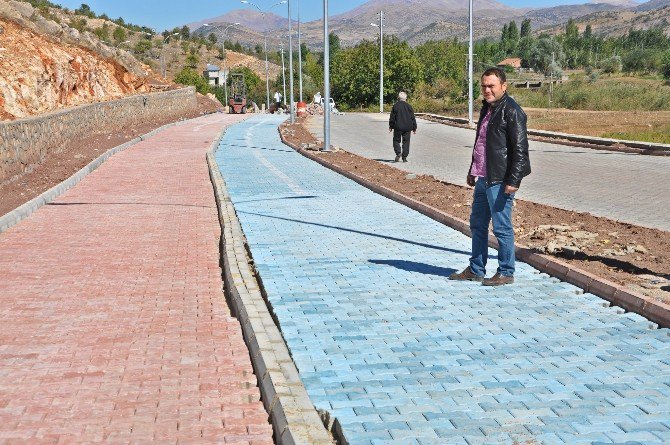 Bisiklet Ve Yürüyüş Yolu Çalışmaları Başladı