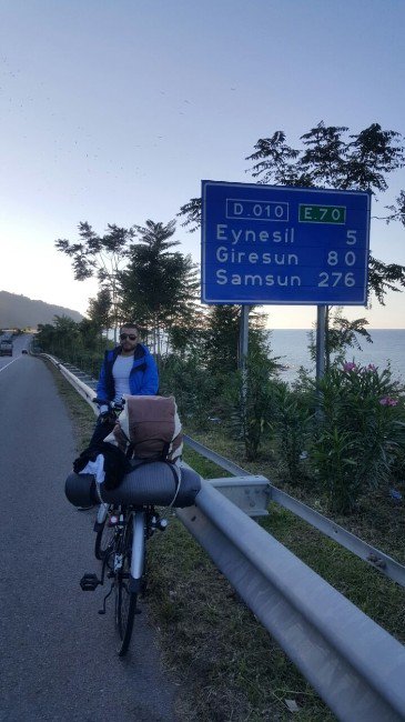 Darbe Girişimini Protesto İçin Pedal Çeviren Gençler Giresun’a Ulaştı