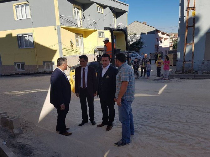 Başkan Bakıcı, Yediler Mahallesi’nde Çalışmaları Yerinde İnceledi