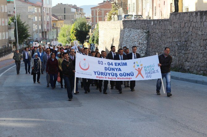 Niğde’de Sağlıklı Yaşam Yürüyüşü