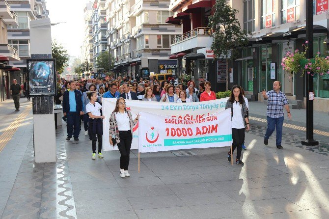 Samsun’da Dünya Yürüyüş Günü Etkinliği