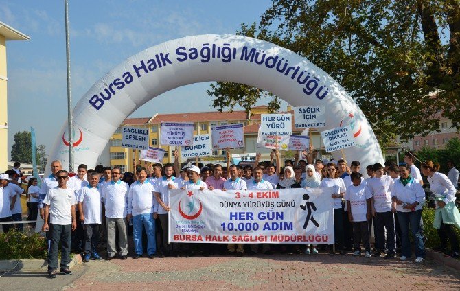 Bursa’da Sağlıklı Hayat Yürüyüşü