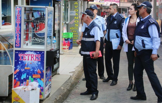 Elazığ’da Zabıtadan Gıda Ve Kaldırım İhlallerine Denetim