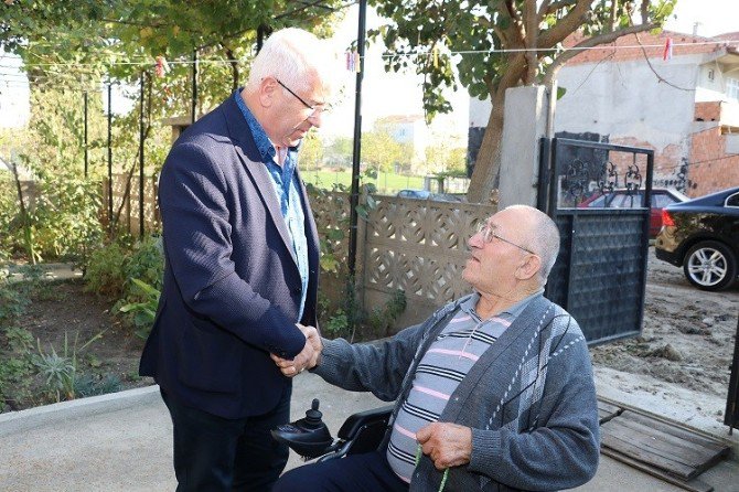 Ergene Belediyesinden Akülü Sandalye Yardımı