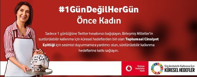 ’Önce Kadın” Diyen Vodafone’dan Sosyal Medyada Anlamlı Kampanya