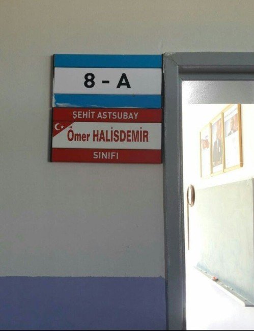 15 Temmuz Şehitlerinin Adı Sınıflara Verildi