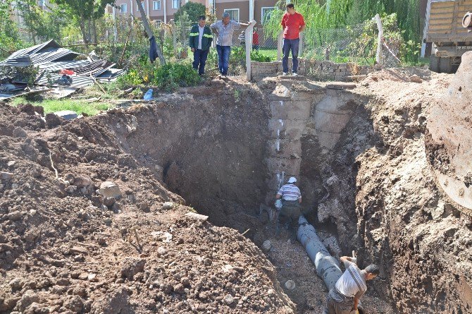 Toki’de Yağmur Suyu Kanalı Yenilendi