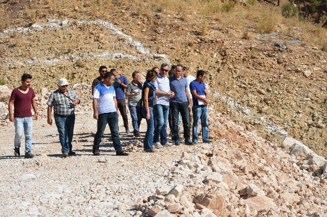 Adrasan Barajı’nda Çalışmalar Devam Ediyor