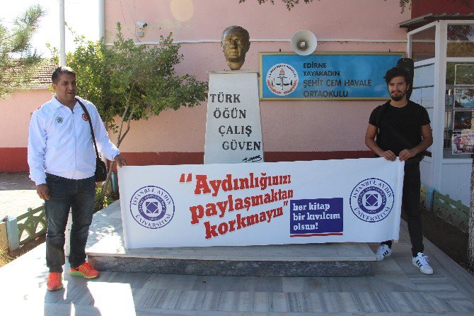 ’Aydınlığını Paylaşmaktan Korkmayın, Her Kıvılcım Bir Kitap Olsun’ Projesi