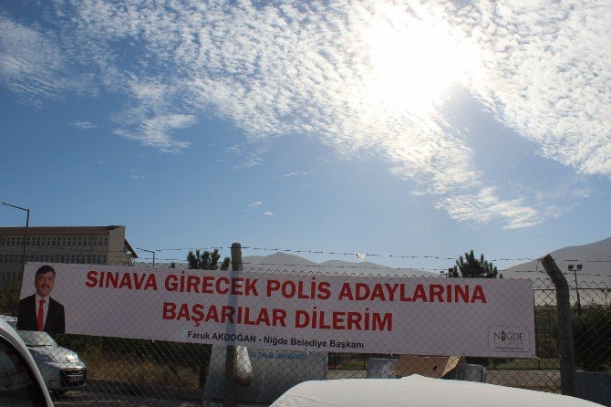 Niğde Belediyesi Polis Adaylarını Unutmadı