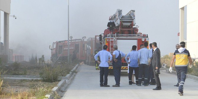 Turgutlu Osb’de Korkutan Yangın