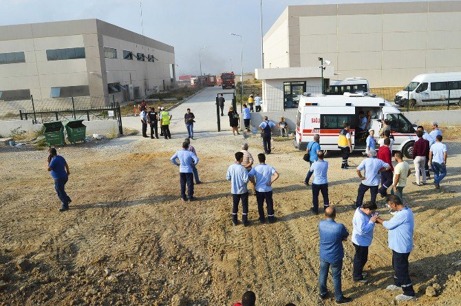 Turgutlu Osb’de Korkutan Yangın