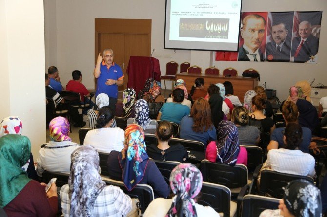 Belediye Personeline Afet Bilinci Ve Yangın Eğitimi Verildi