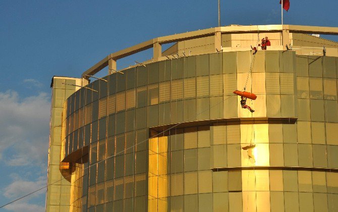 Aydın’da Gerçeğini Aratmayan Tatbikat