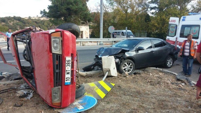 Balıkesir’de Trafik Kazası: 6 Yaralı