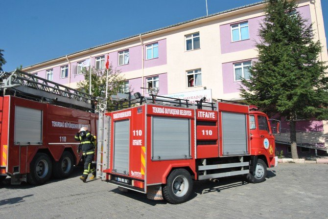 Hayrabolu Devlet Hastanesi’nde Yangın Tatbikatı