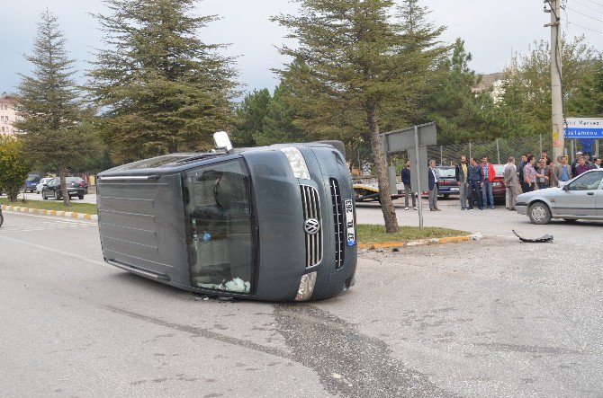 Tosya’da Trafik Kazası: 1 Yaralı