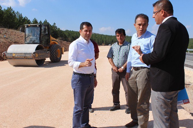 Milletvekili Altunyaldız, Yol Yapım Çalışmalarını İnceledi