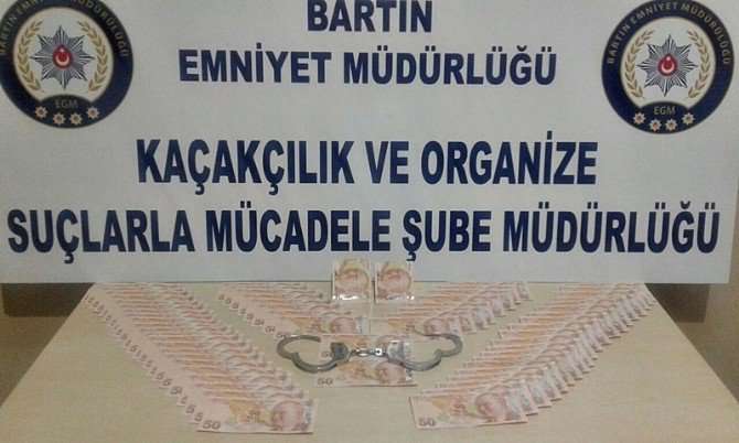 Bartın’da Sahte Para Operasyonu