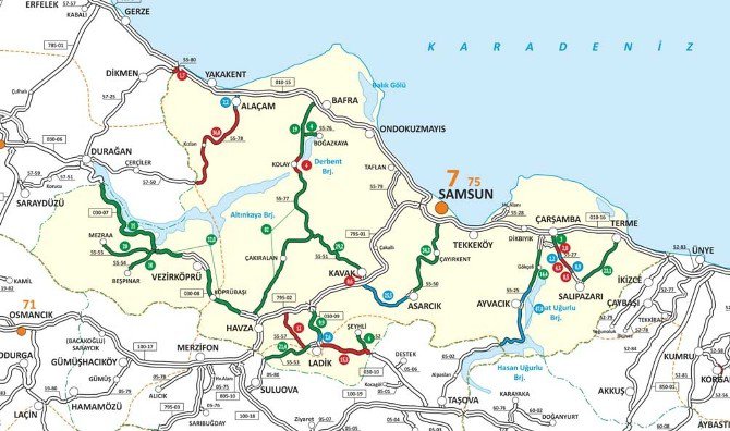 Karayolları’ndan Samsun’a 72 Milyon Tl’lik Yol Yatırımı