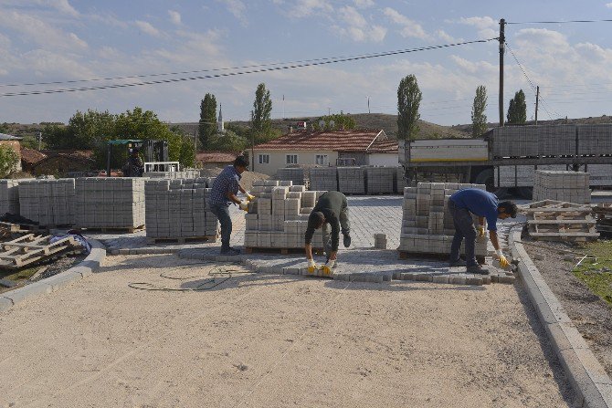 Tepebaşı Belediyesi Fen İşleri Ekipleri Çukurhisar’da