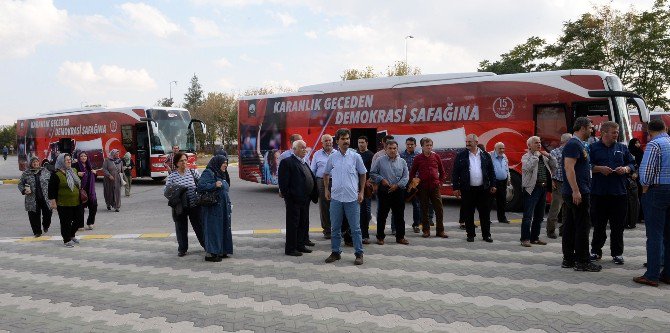 “Demokrasi Turu”nda Duygu Dolu Anlar Yaşandı