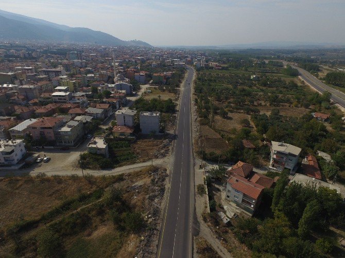 Soma Caddeleri Sıcak Asfaltla Buluştu