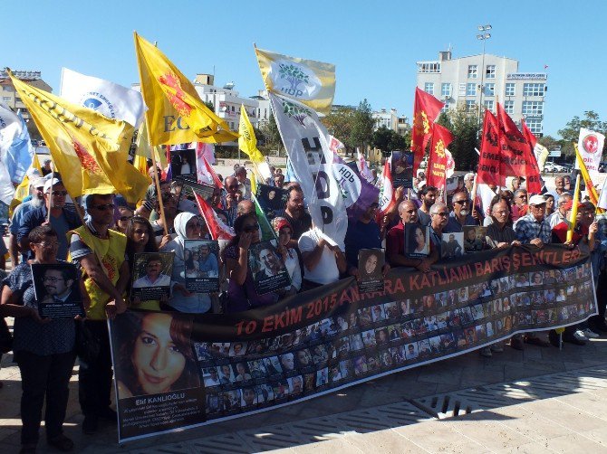 Ankara Garında Hayatını Kaybedenler 1 Yılında Didim’de Unutulmadı