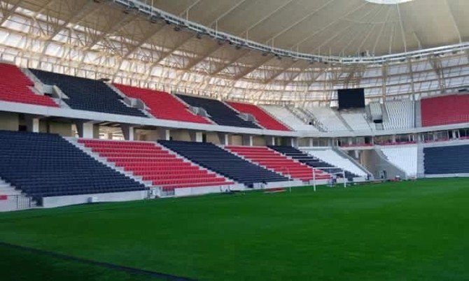 Gaziantep Arena’nın Kale Direkleri Dikildi