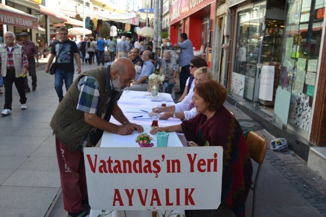 Ayvalık’ta Vatandaşın Yeri’nden Anlamlı Kampanya