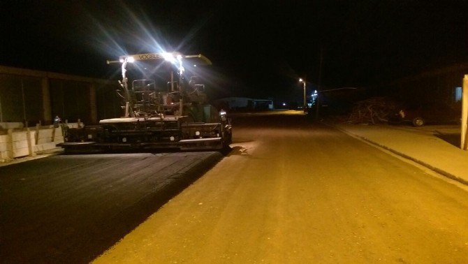 Yeni Sanayi Sitesinde Asfalt Çalışması