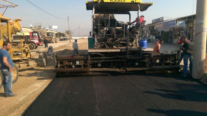 Yeni Sanayi Sitesinde Asfalt Çalışması