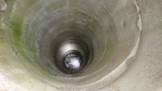 Kuyuya Düşen Keçi Ve Koyun İtfaiye Tarafından Kurtarıldı