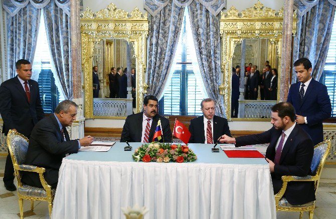 Cumhurbaşkanı Erdoğan, Venezuela Devlet Başkanı Maduro İle Görüştü