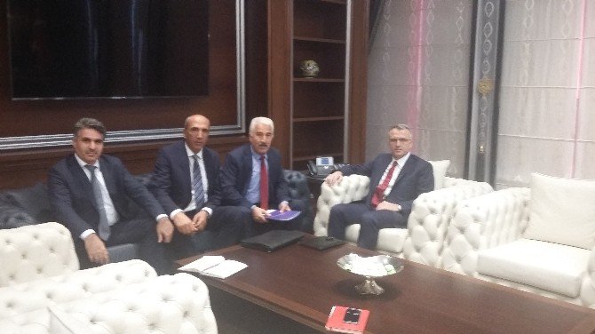 Maliye Bakanı Ağbal, Ergaz Heyetini Makamında Ağırladı