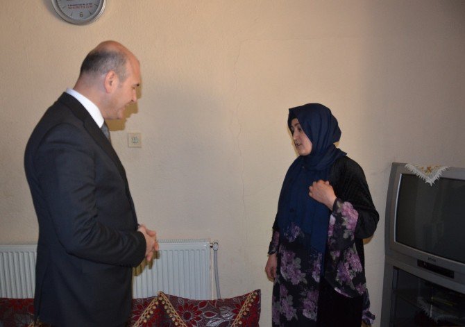Bakan Soylu’dan Taziye Ziyareti