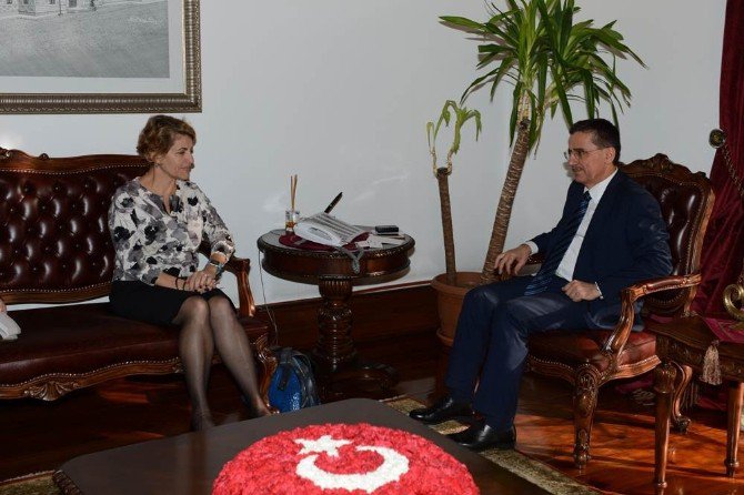 İsrail Büyükelçiliği Maslahatgüzarı Oron’dan Ankara Valisi Topaca’ya Ziyaret