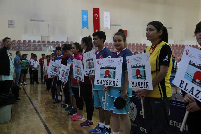 Sevgi Evleri 8. Masa Tenisi Türkiye Şampiyonası Kayseri’de Başladı