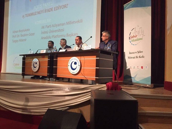 Şehir Akademi Paneli Gerçekleştirildi