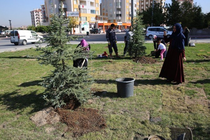 Mustafa Kaan Kumlu Kur’an Kursu Öğrencileri Fidan Dikti