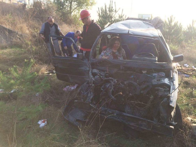 Bolu’da Trafik Kazası: 4 Yaralı