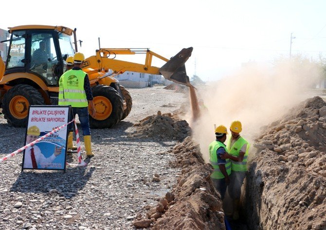 Reyhanlı’da İçme Suyu Şebeke Çalışmaları